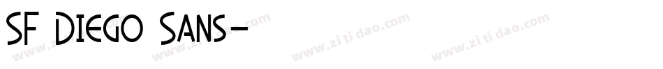 SF Diego Sans字体转换
